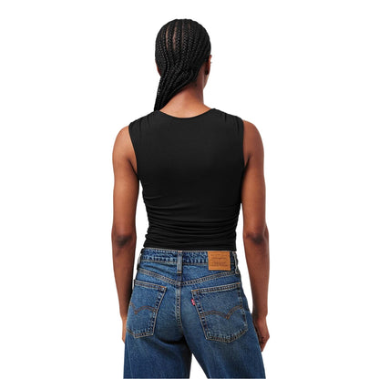 Anthracite - Lifestyle - Levis Womens-Ladies Crystal Slim Tank Top
