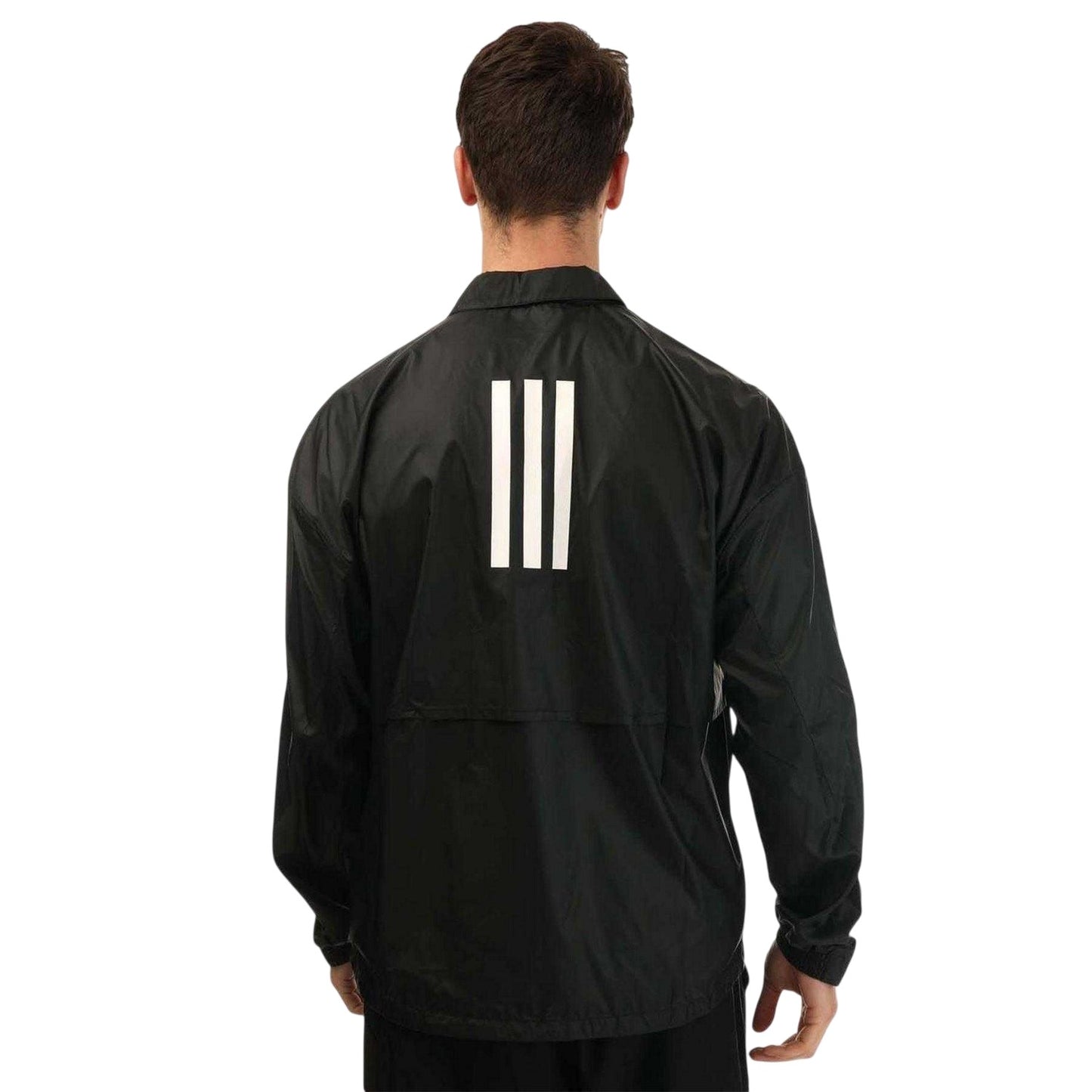 Black - Back - Adidas Mens Traveer WIND RDY Wind Jacket
