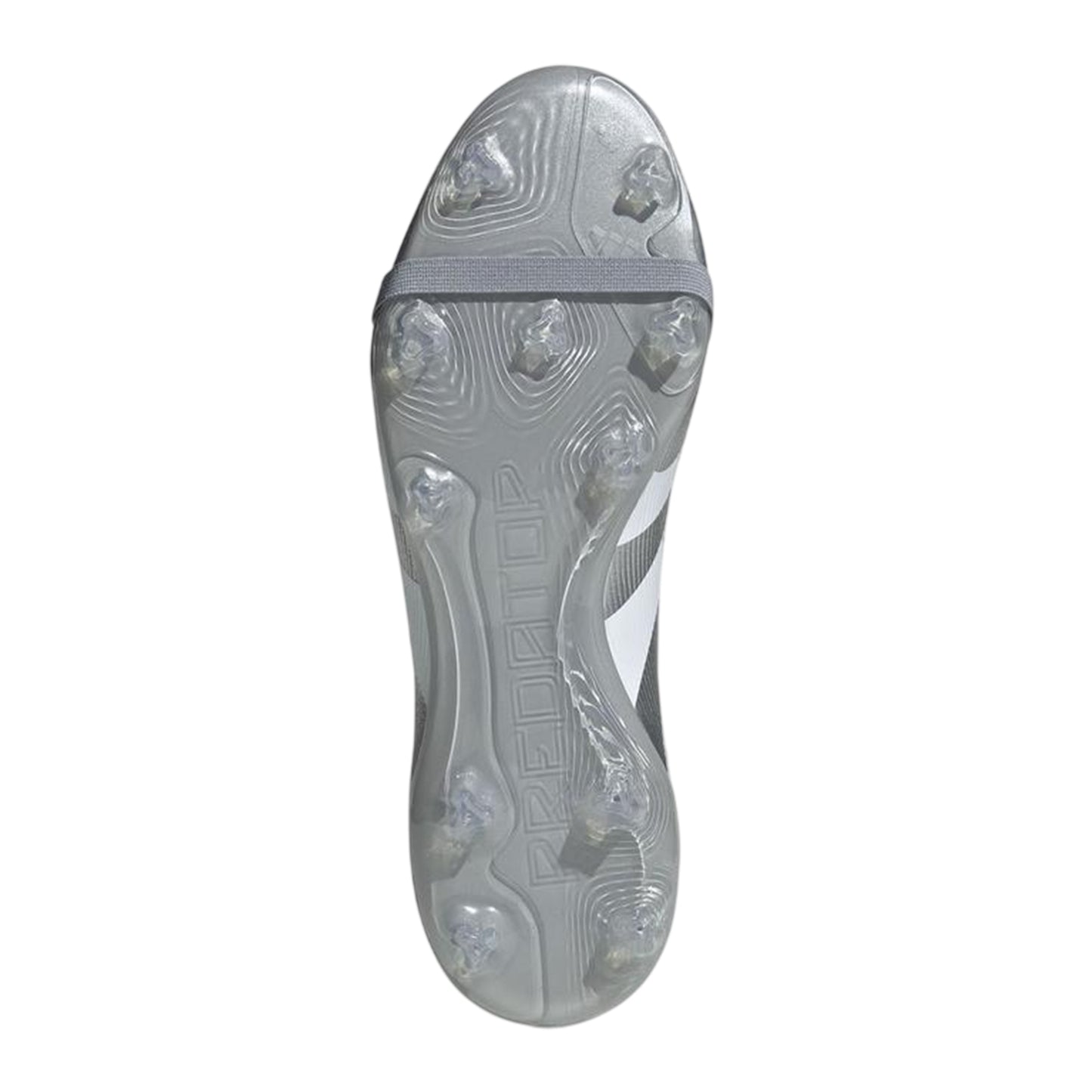 Metallic Silver - Pack Shot - Adidas Mens Predator League JB Folded Tongue Firm Ground Football Boots