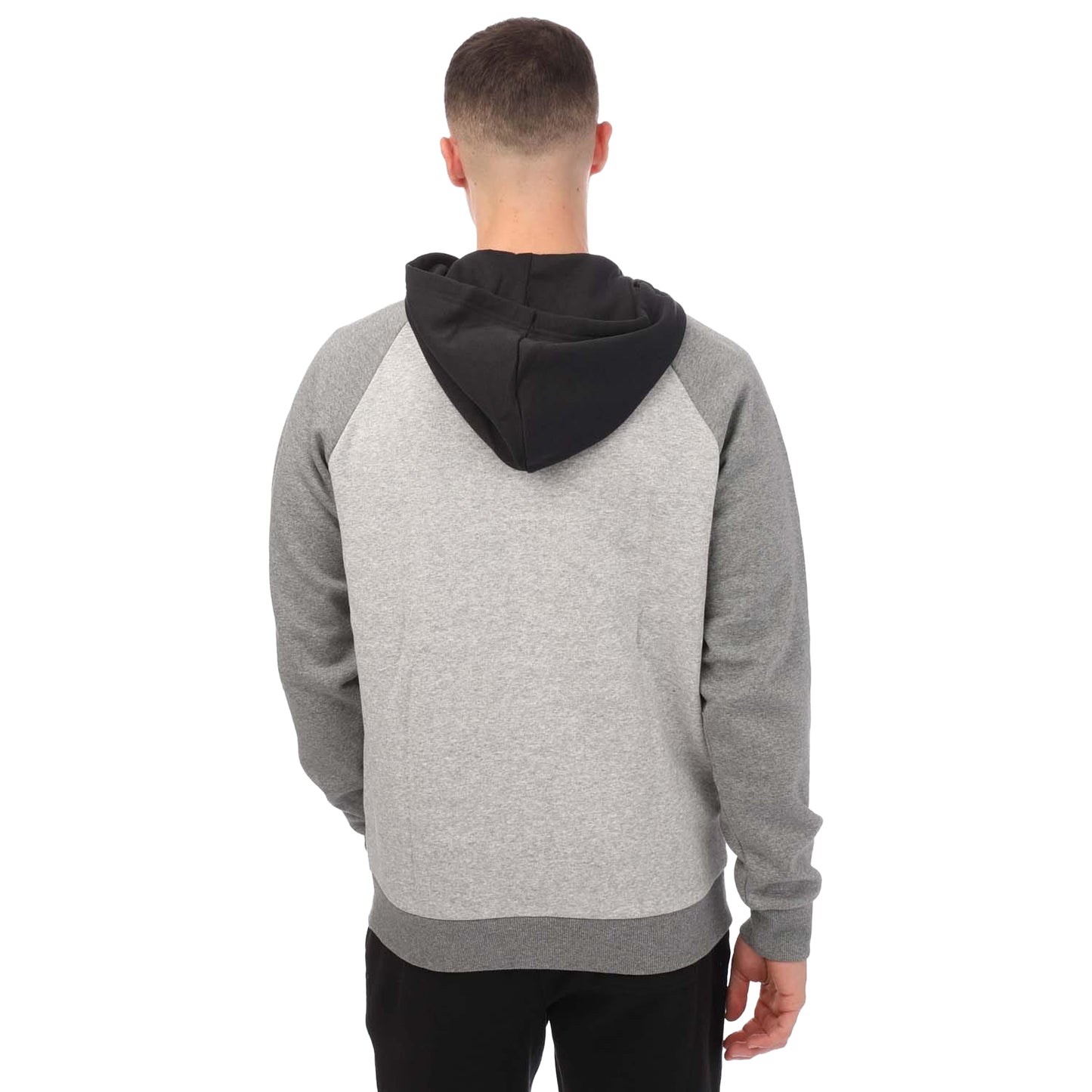 Grey-Black - Back - Under Armour Mens Rival Fleece Jacket