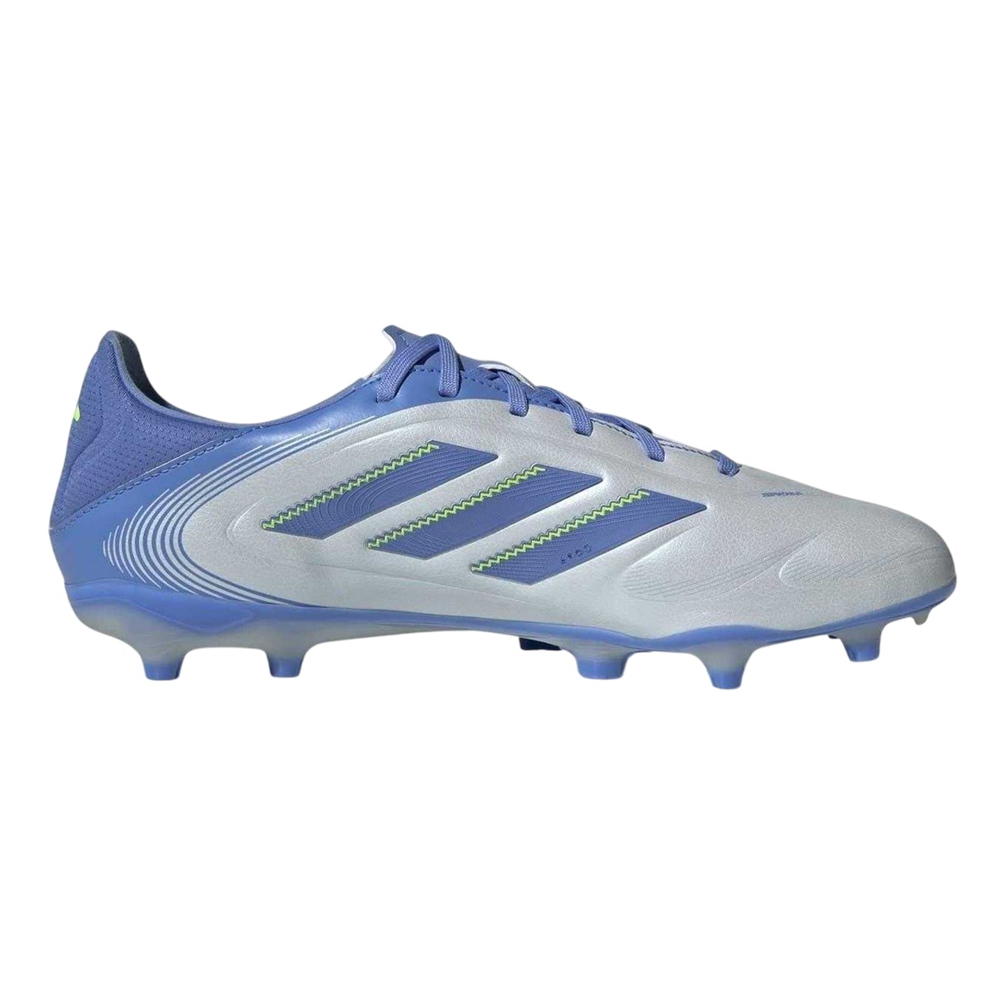 Halo Grey-Blue - Front - Adidas Mens Copa Pure 3 League Firm Ground Football Boots