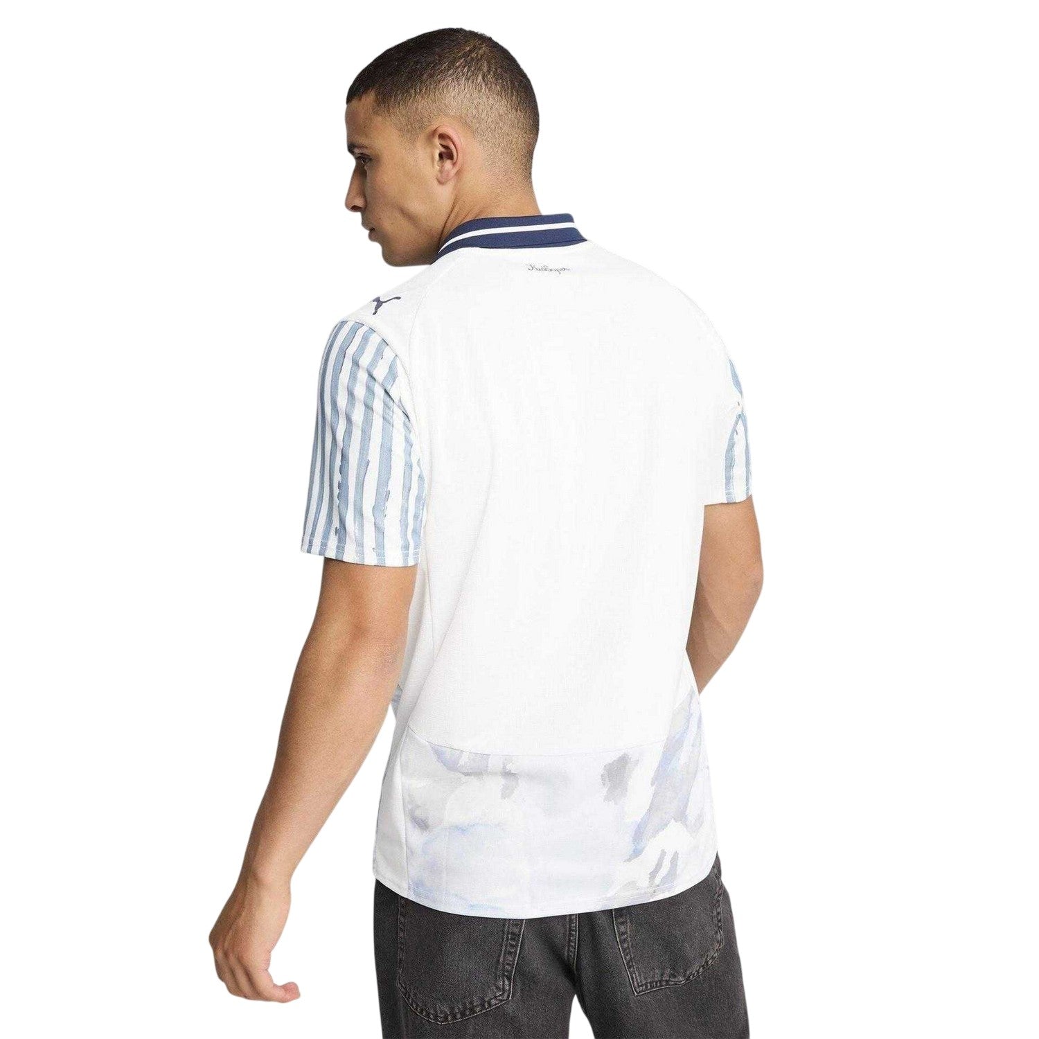 White-Navy - Lifestyle - Puma Mens KidSuper 25-26 CF Monterrey Home Jersey