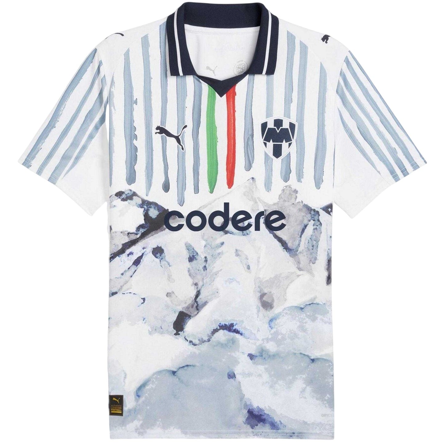 White-Navy - Front - Puma Mens KidSuper 25-26 CF Monterrey Home Jersey