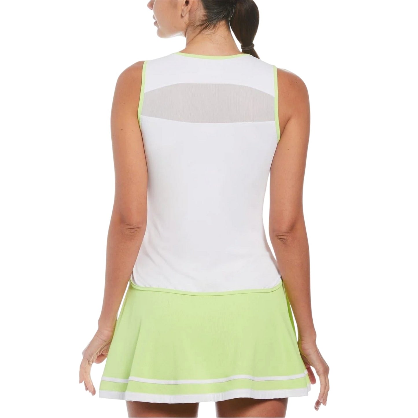 Bright White - Back - Original Penguin Womens-Ladies Tennis Tank Top