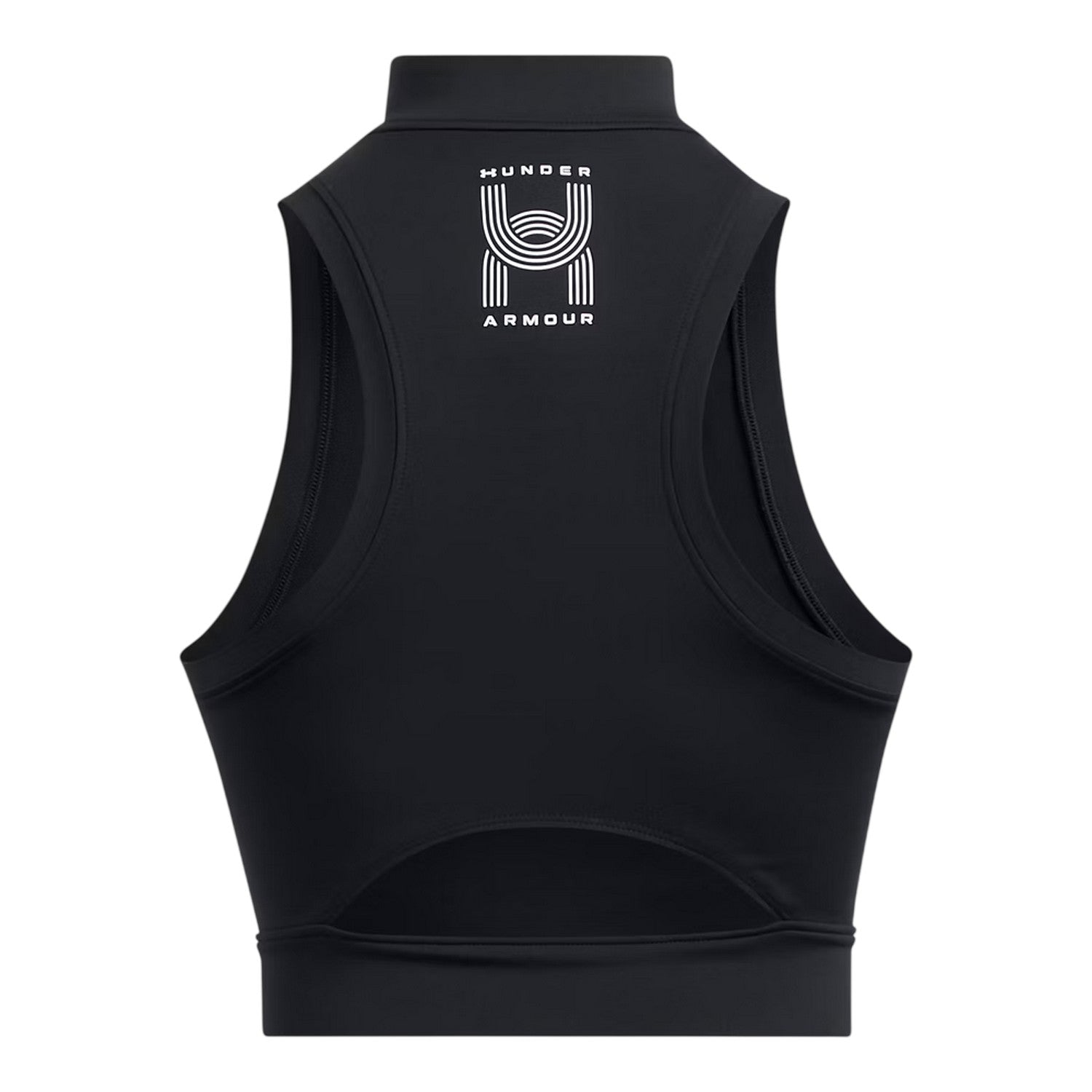 Black - Back - Under Armour Womens-Ladies Running Vest Top