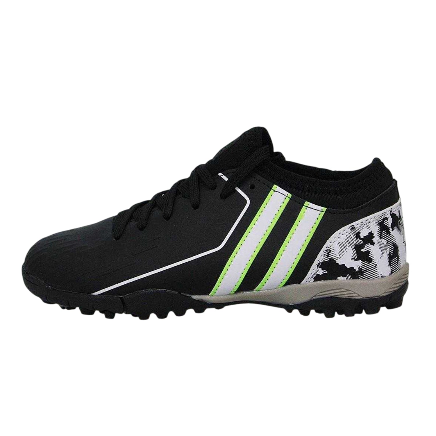 Black - Back - Patrick Childrens-Kids T Boot Artificial Ground Football Boots