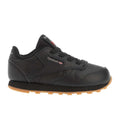 Black - Back - Reebok Childrens-Kids Classic Leather Trainers
