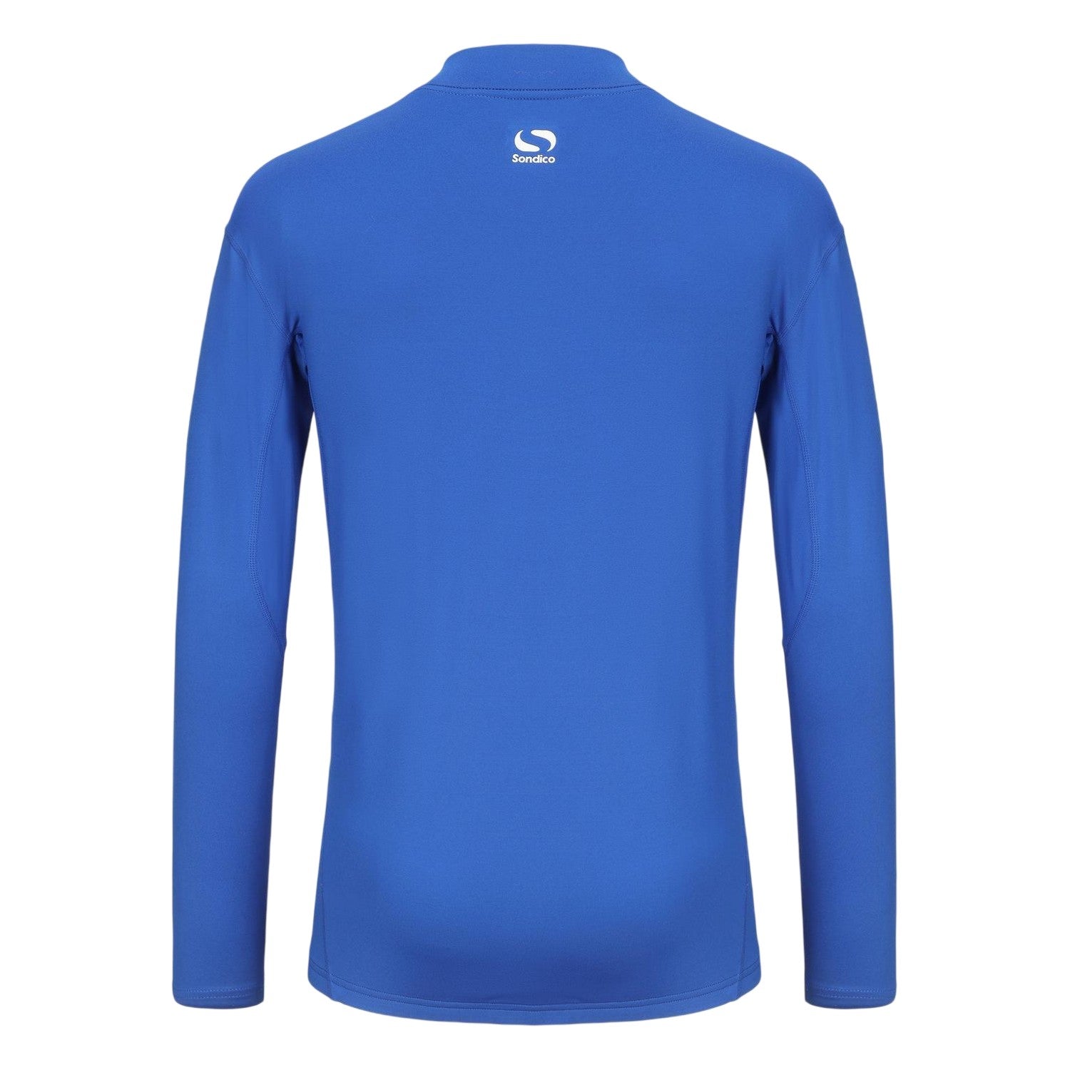Royal Blue - Back - Sondico Mens Mock Neck Base Layer Top