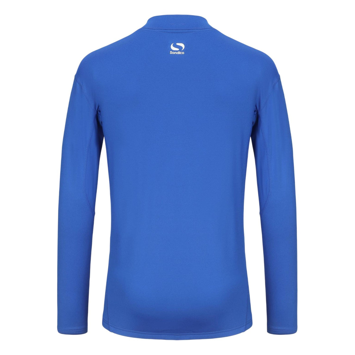 Royal Blue - Back - Sondico Mens Mock Neck Base Layer Top