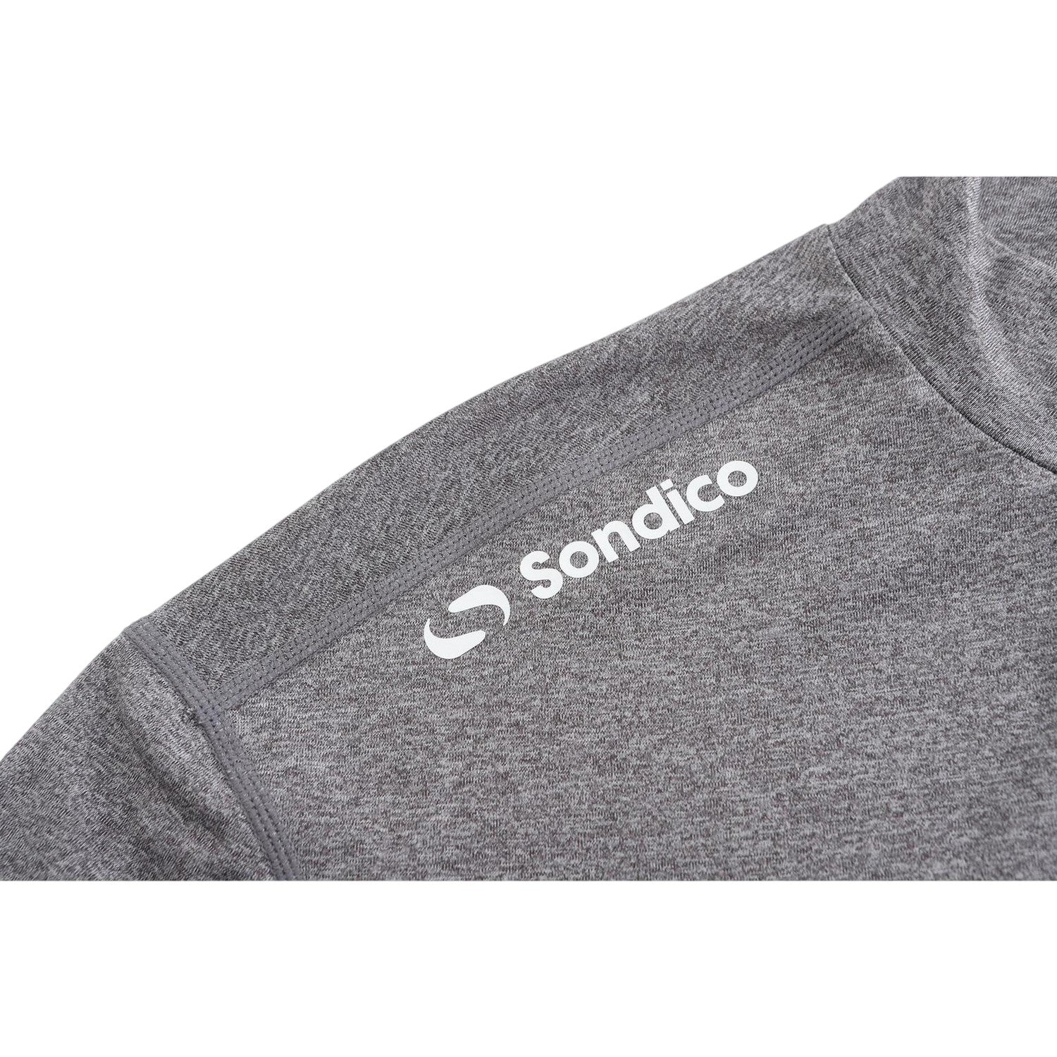 Grey - Lifestyle - Sondico Mens Mock Neck Base Layer Top