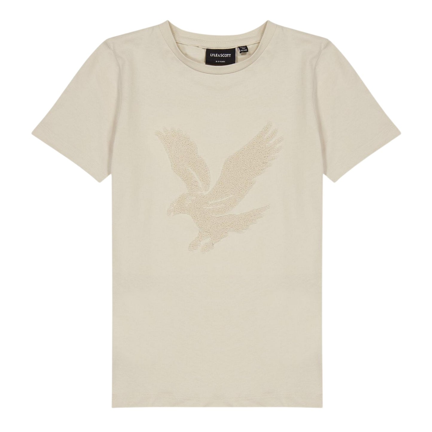 Putty - Front - Lyle & Scott Childrens-Kids Big Logo Regular T-Shirt
