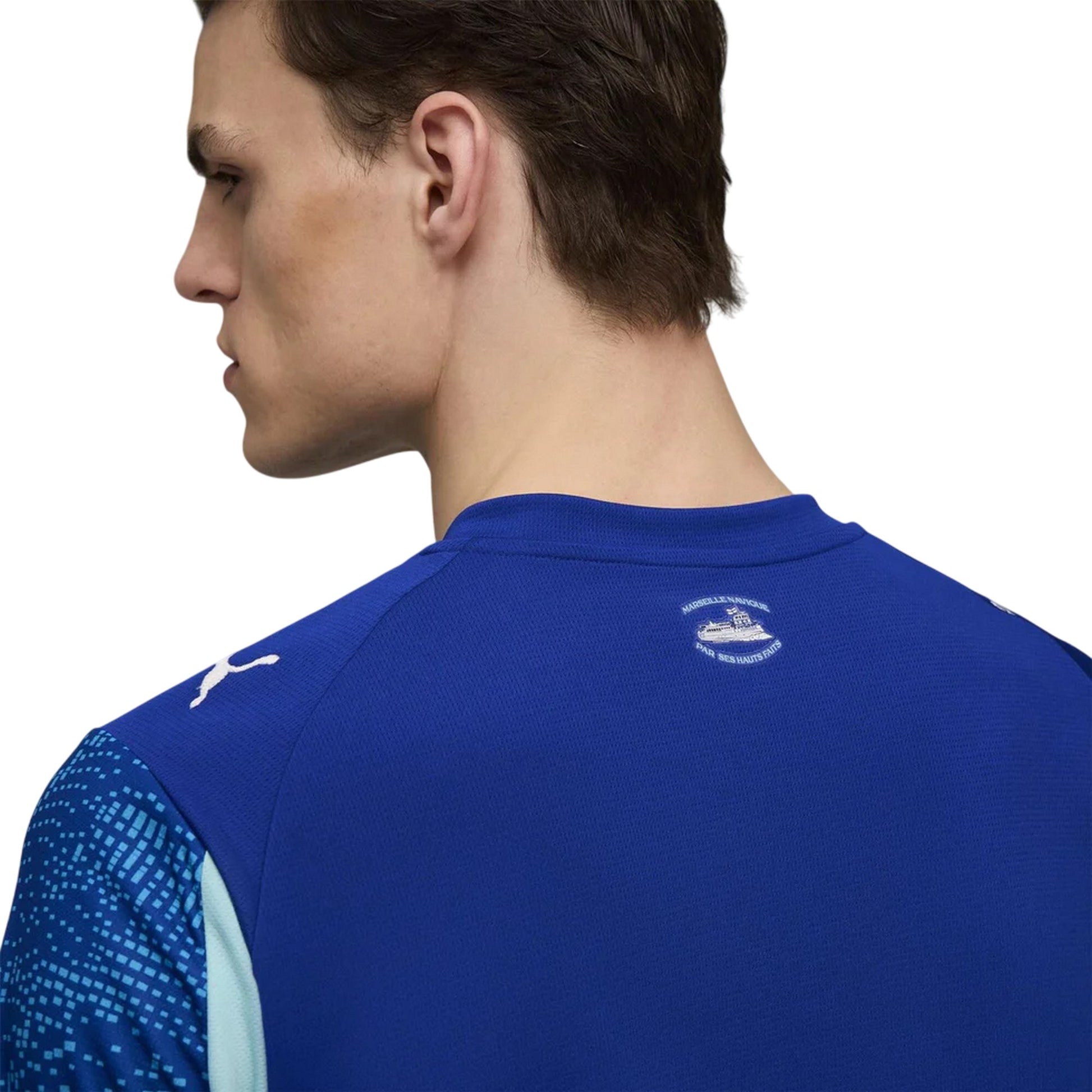 Blue - Side - Puma Mens 2025-2026 Olympique De Marseille FC Third Jersey