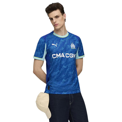 Blue - Pack Shot - Puma Mens 2025-2026 Olympique De Marseille FC Third Jersey