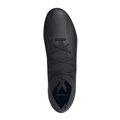 Black - Pack Shot - Adidas Unisex Adult Crazyfast.3 Firm Ground Football Boots