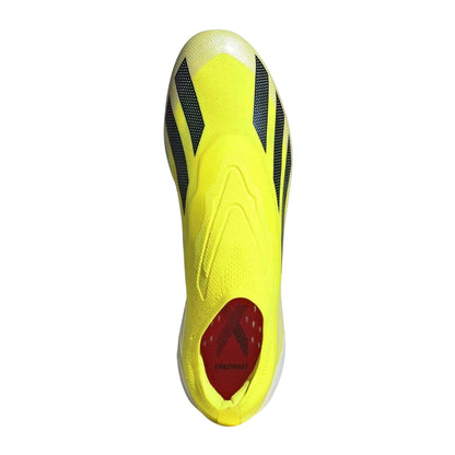 Solar Yellow - Lifestyle - Adidas Mens X Crazyfast Elite Knitted Collar Soft Ground Football Boots