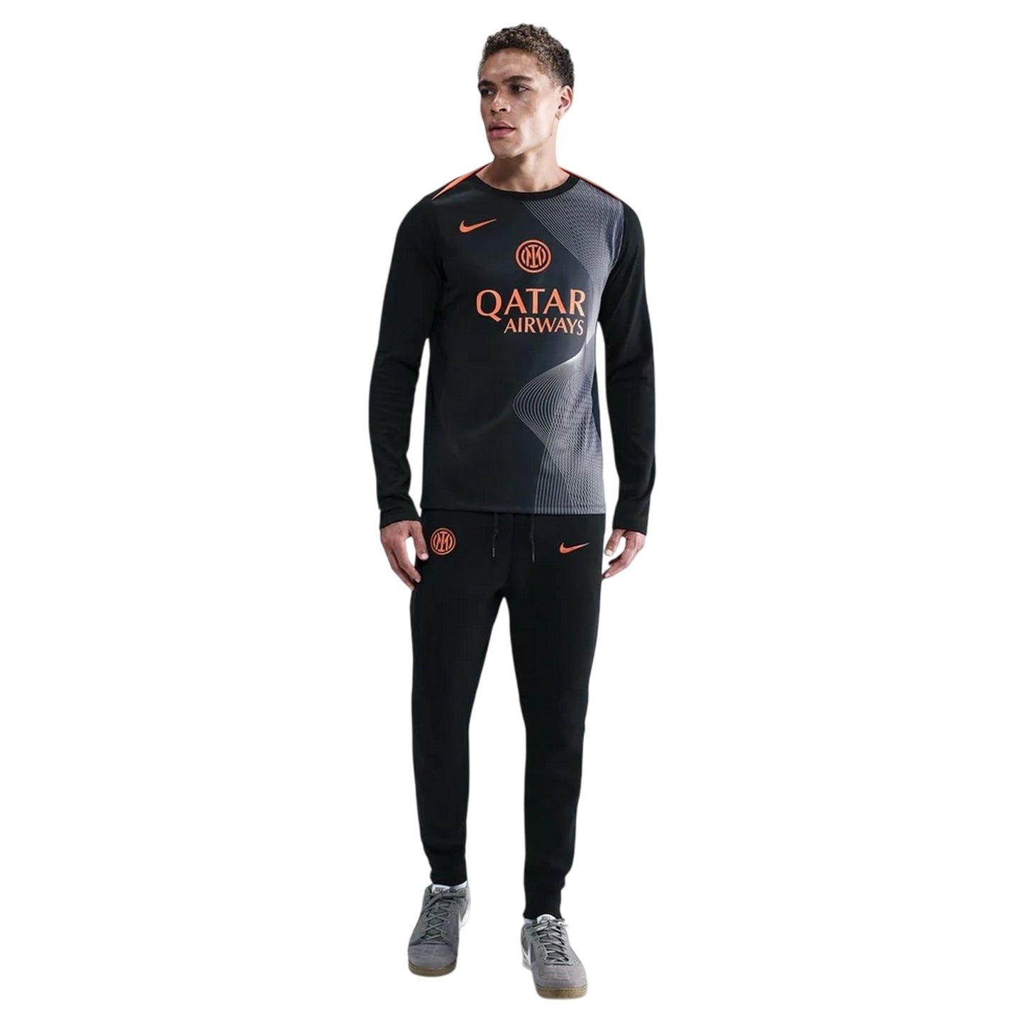 Black-Blue - Lifestyle - Nike Mens Inter Milan Third Pre Match Training Football Shirt
