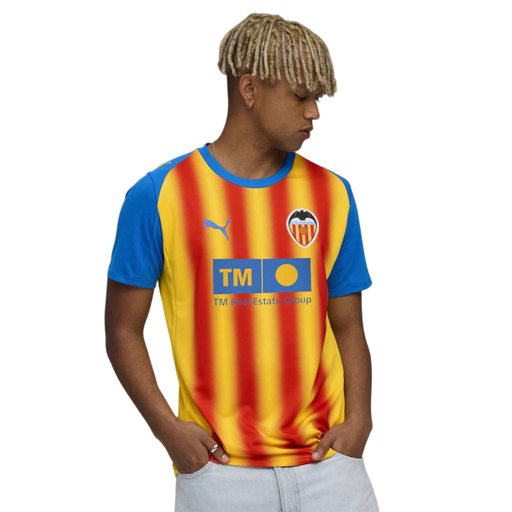 Yellow-Red - Lifestyle - Valencia CF Mens 25-26 Puma Third Jersey