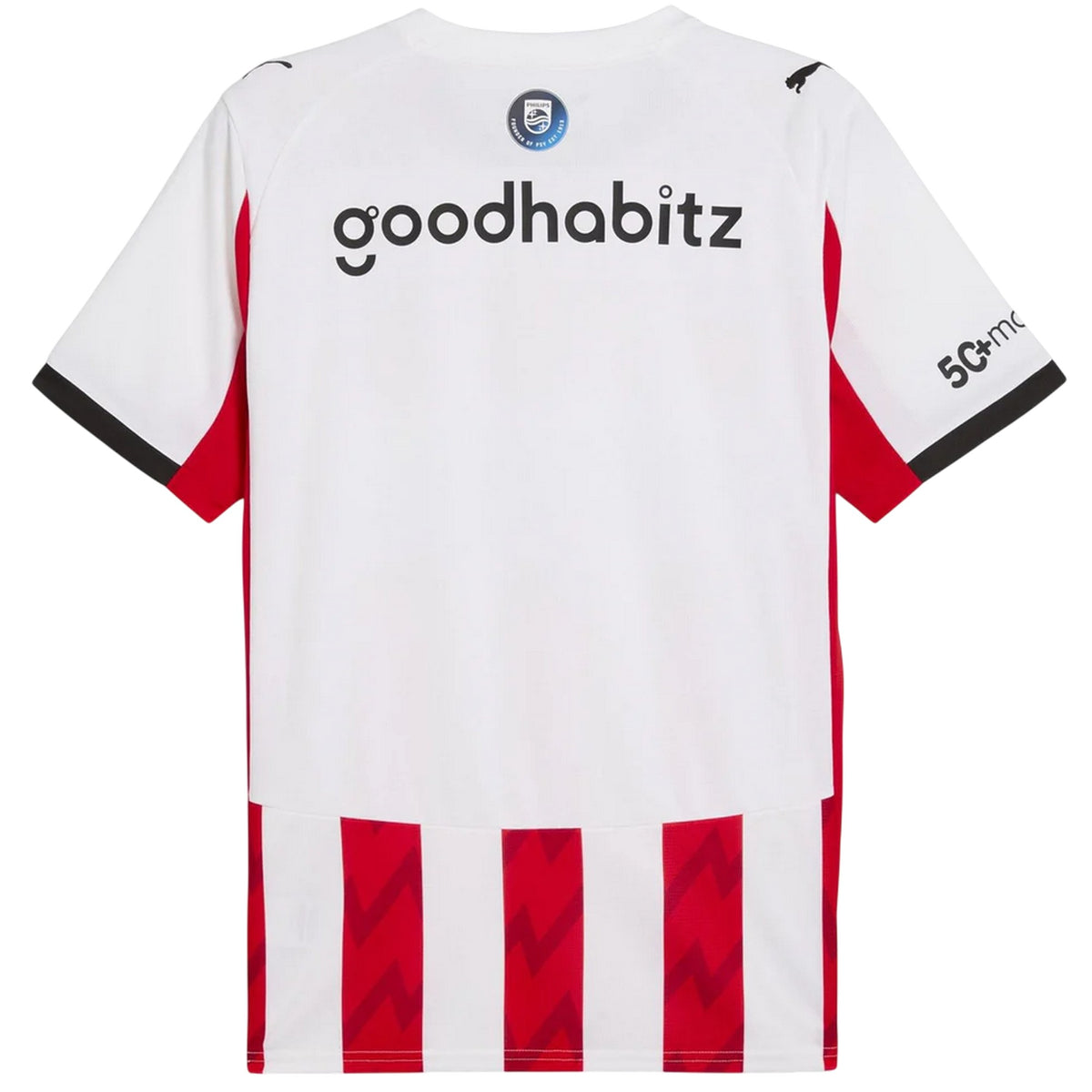 White-Red - Back - PSV Eindhoven Mens 25-26 Puma Home Shirt