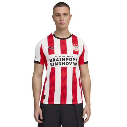 White-Red - Pack Shot - PSV Eindhoven Mens 25-26 Puma Home Shirt
