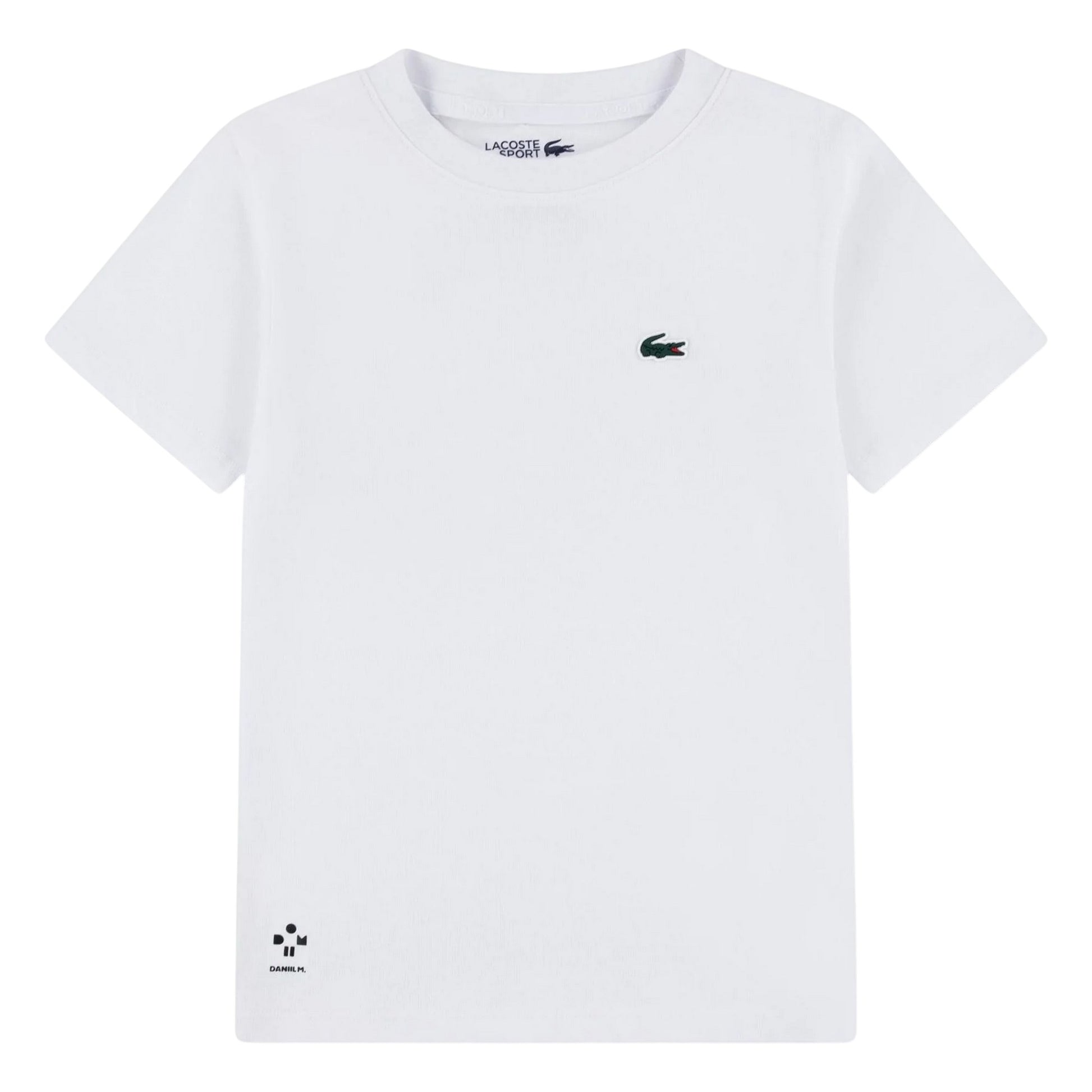 White - Front - Lacoste Childrens-Kids Racket T-Shirt