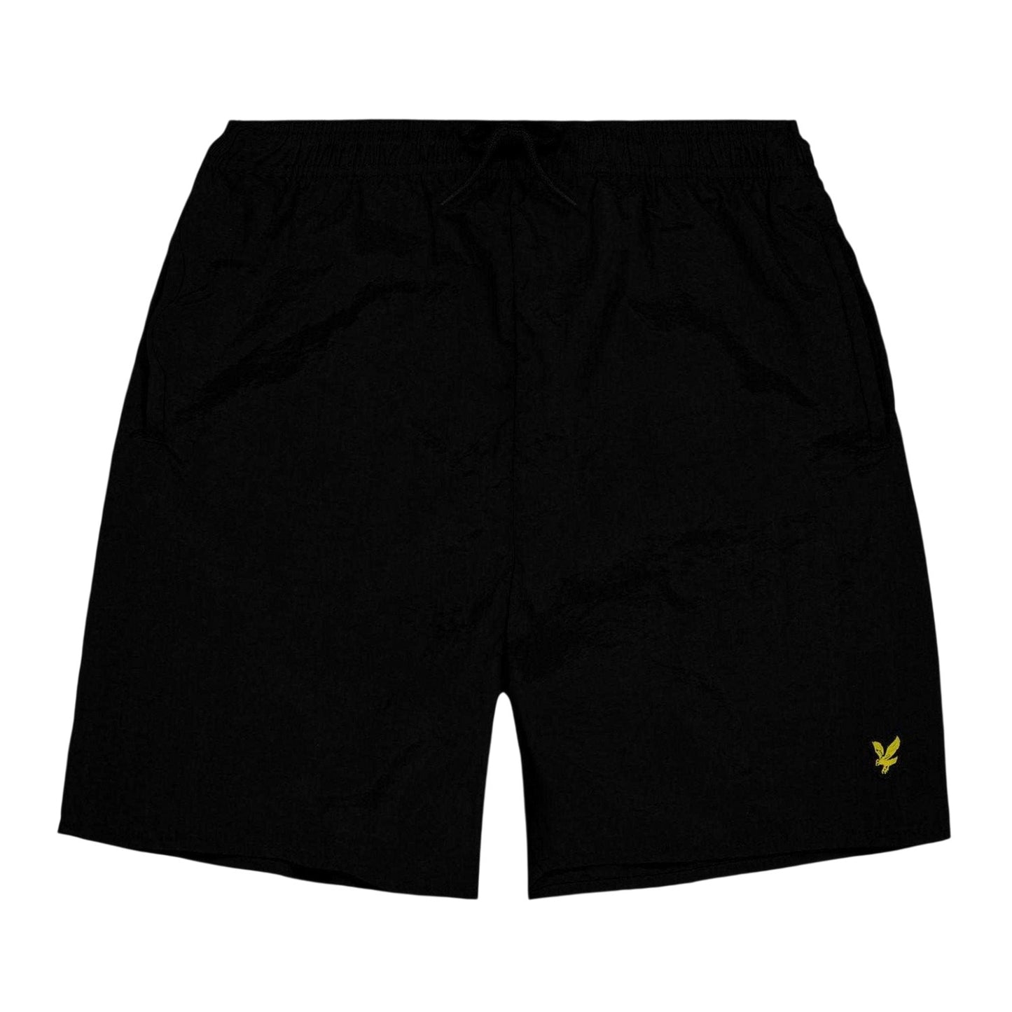 Jet Black - Front - Lyle & Scott Boys Crinkle Swim Shorts