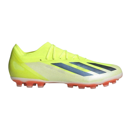 Solar Yellow - Front - Adidas Mens X Crazyfast Elite Artificial Ground Football Boots