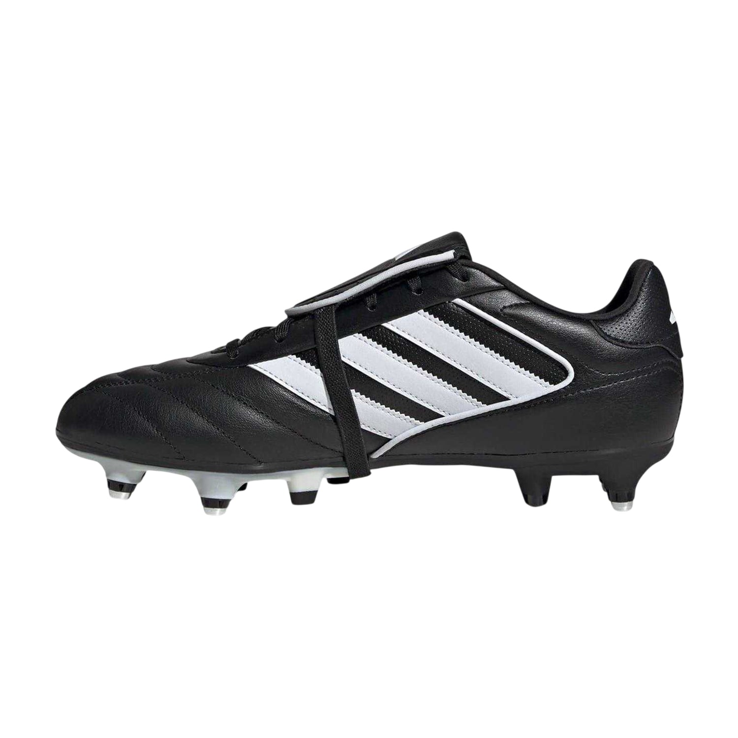 Black-White - Side - Adidas Mens Copa Gloro II Leather Soft Ground Football Boots