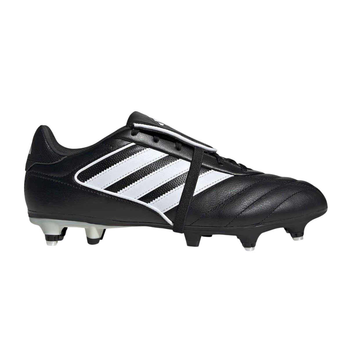 Black-White - Front - Adidas Mens Copa Gloro II Leather Soft Ground Football Boots