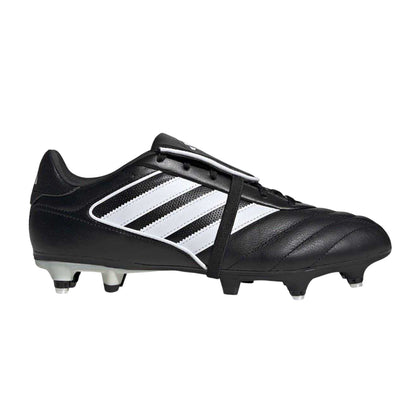 Black-White - Front - Adidas Mens Copa Gloro II Leather Soft Ground Football Boots