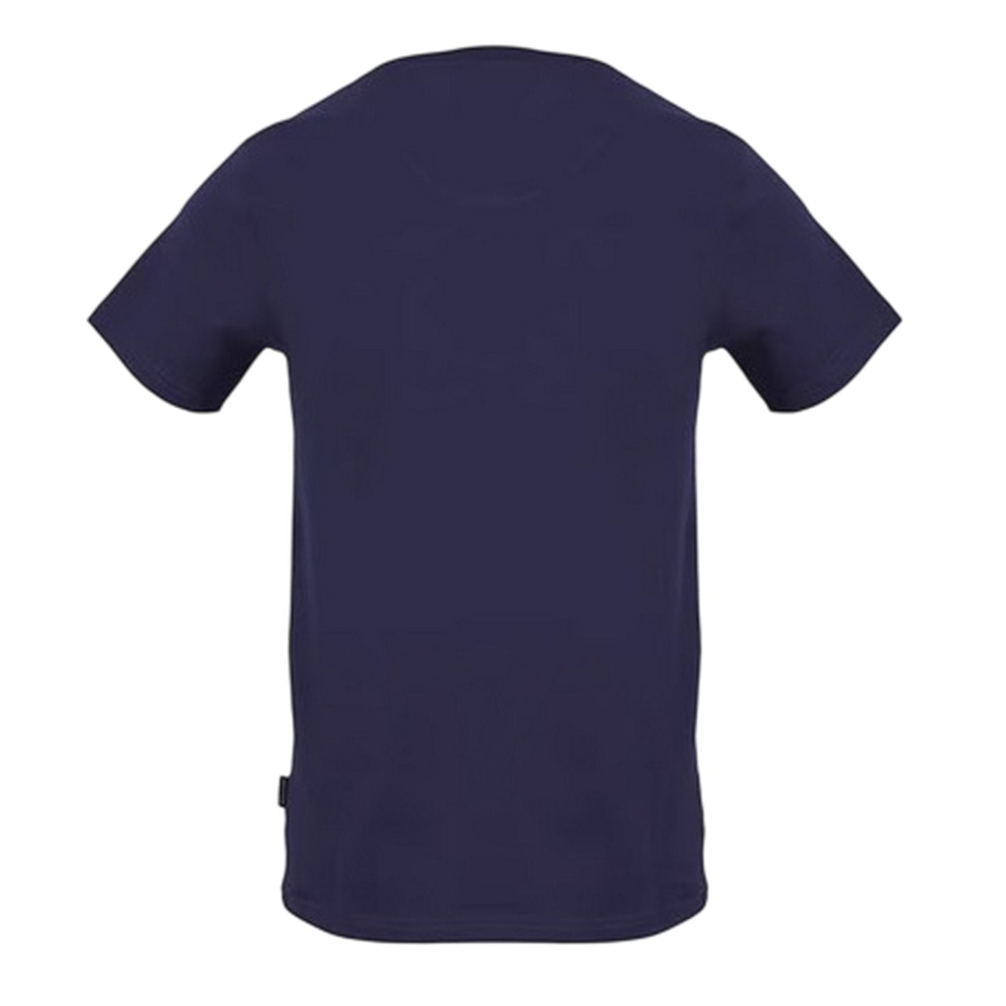 Navy - Back - Aquascutum Mens Signature Logo T-Shirt