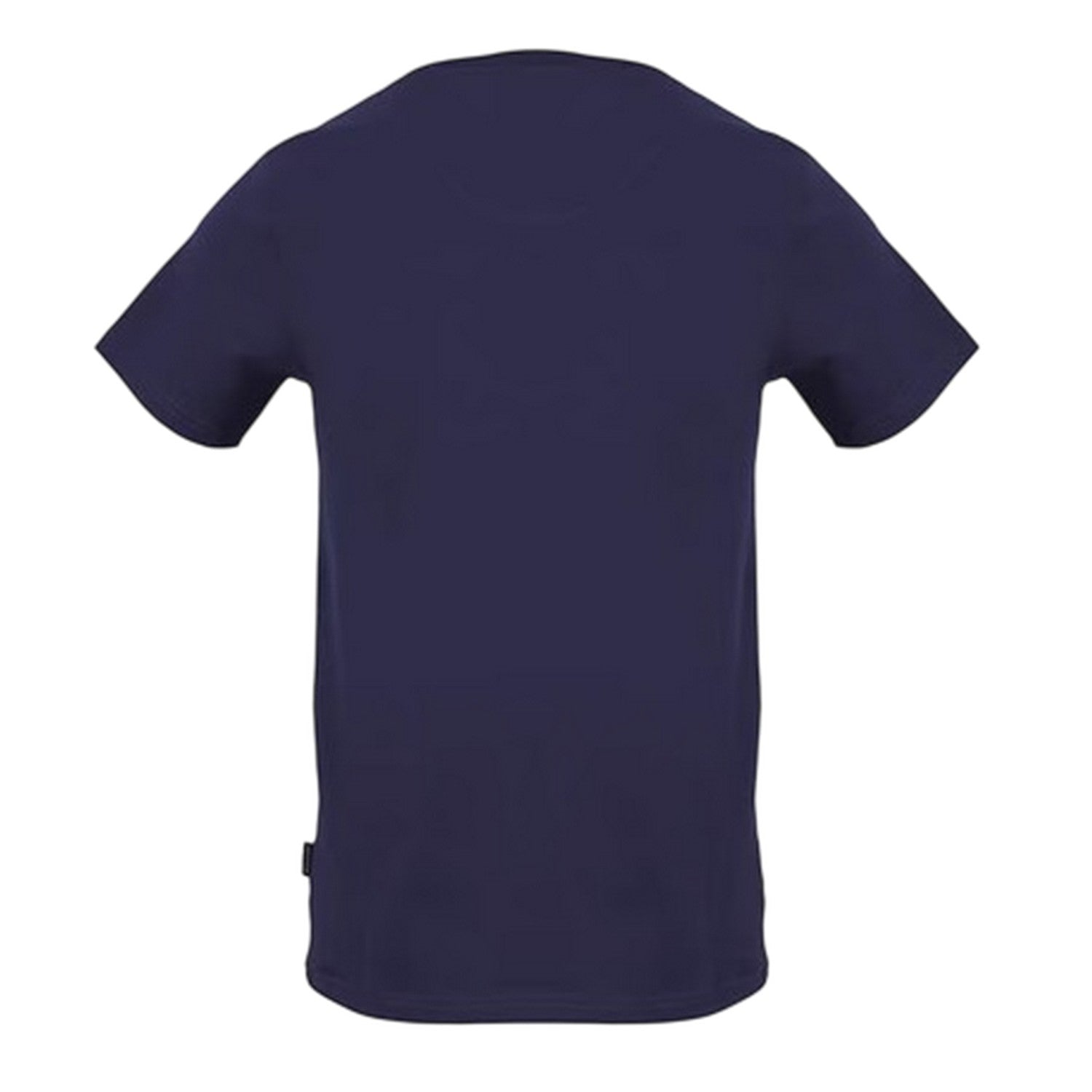 Navy - Back - Aquascutum Mens Signature Logo T-Shirt
