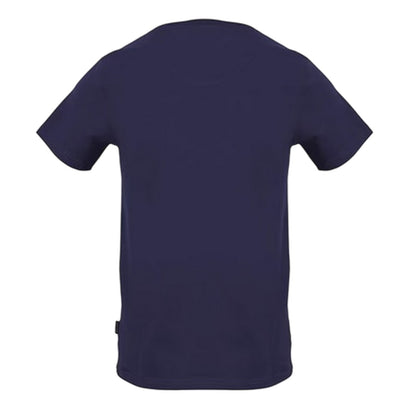 Navy - Back - Aquascutum Mens Signature Logo T-Shirt