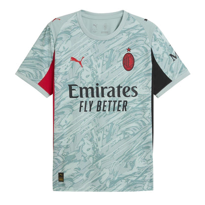 Mint Green - Front - Puma Mens 25-26 AC Milan Goalkeeper Jersey