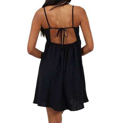 Black - Back - Brave Soul Womens-Ladies Sundress