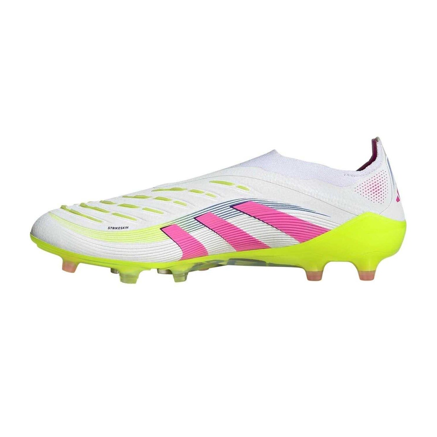 White - Side - Adidas Mens Predator Elite 3 Stripes Football Boots