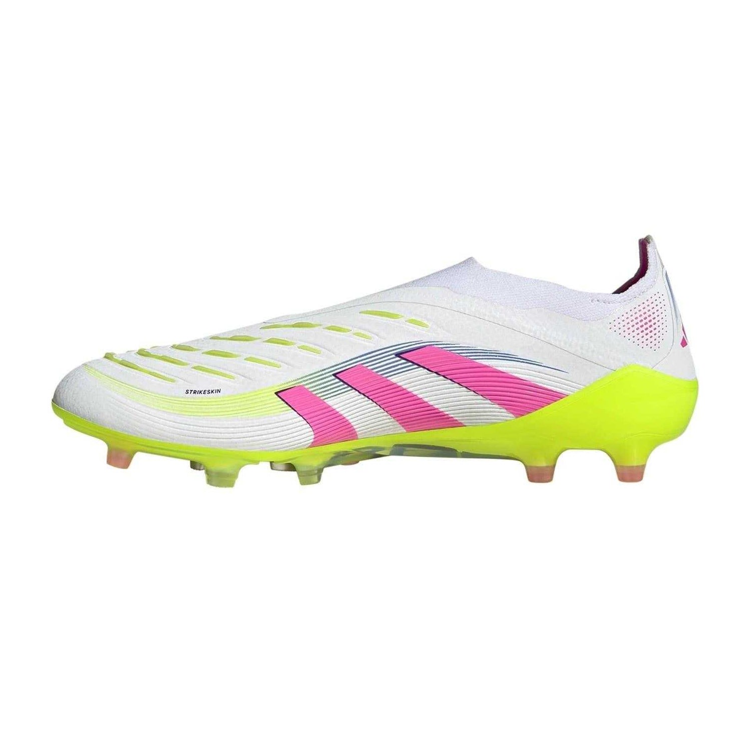 White - Side - Adidas Mens Predator Elite 3 Stripes Football Boots