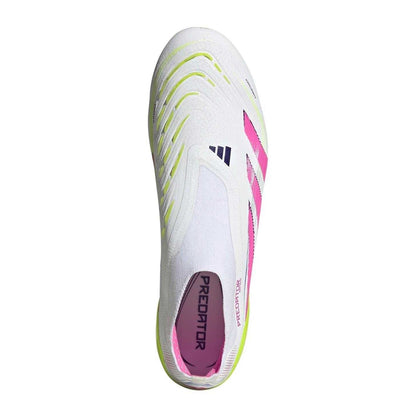 White - Lifestyle - Adidas Mens Predator Elite 3 Stripes Football Boots