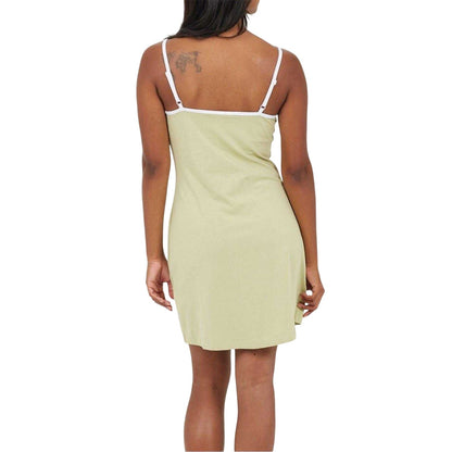 Green-White - Back - Brave Soul Womens-Ladies Slip Dress