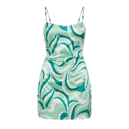 Green - Front - Missy Empire Womens-Ladies Satin Party Slip Dress