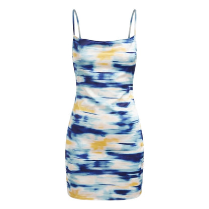 Blue - Front - Missy Empire Womens-Ladies Satin Party Slip Dress