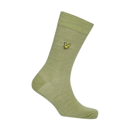 Multicoloured - Back - Lyle & Scott Mens Victor Crew Socks (Pack of 6)