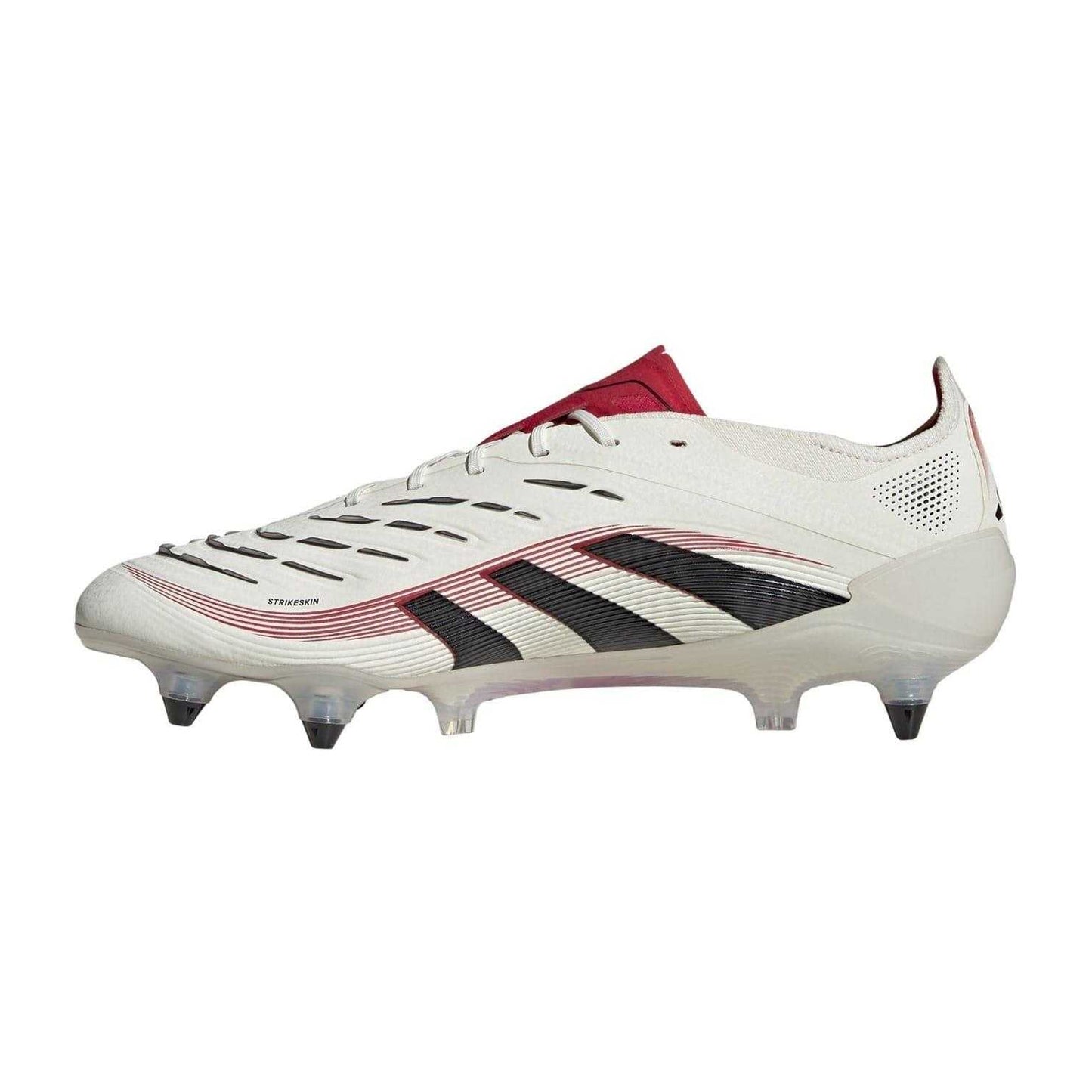 Off White-Black - Side - Predator Mens Predator Stripes Soft Ground Football Boots