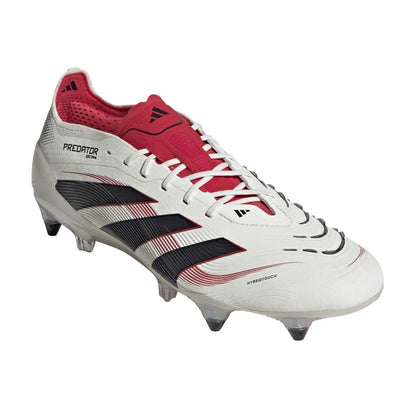 Off White-Black - Lifestyle - Predator Mens Predator Stripes Soft Ground Football Boots