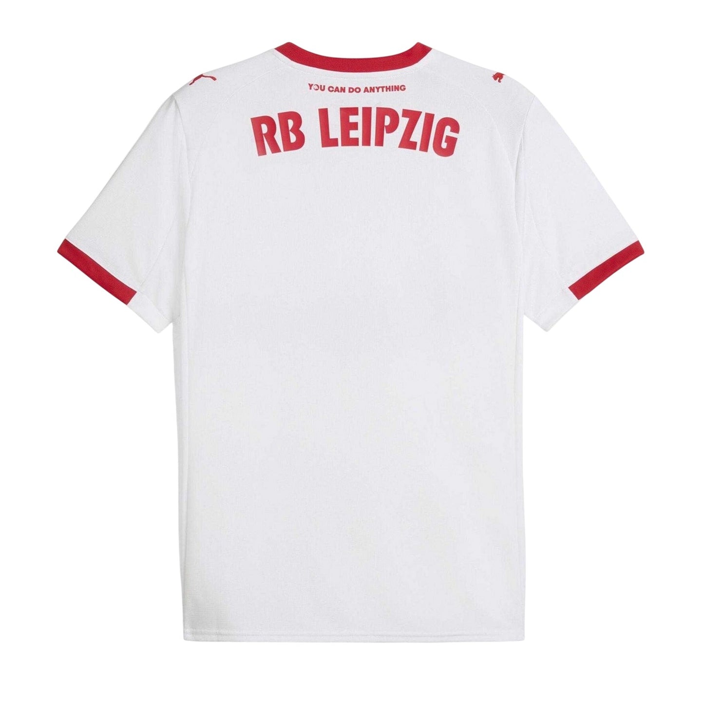 White-Red - Back - Puma Mens Leipzig 25-26 Red Bull Home Jersey