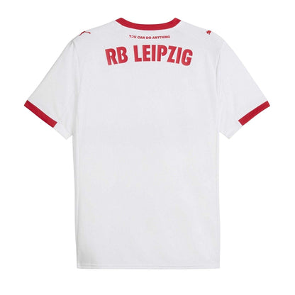 White-Red - Back - Puma Mens Leipzig 25-26 Red Bull Home Jersey