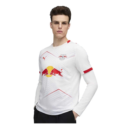 White-Red - Side - Puma Mens Leipzig 25-26 Red Bull Home Jersey