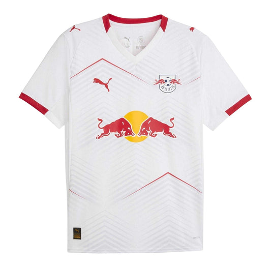 White-Red - Front - Puma Mens Leipzig 25-26 Red Bull Home Jersey
