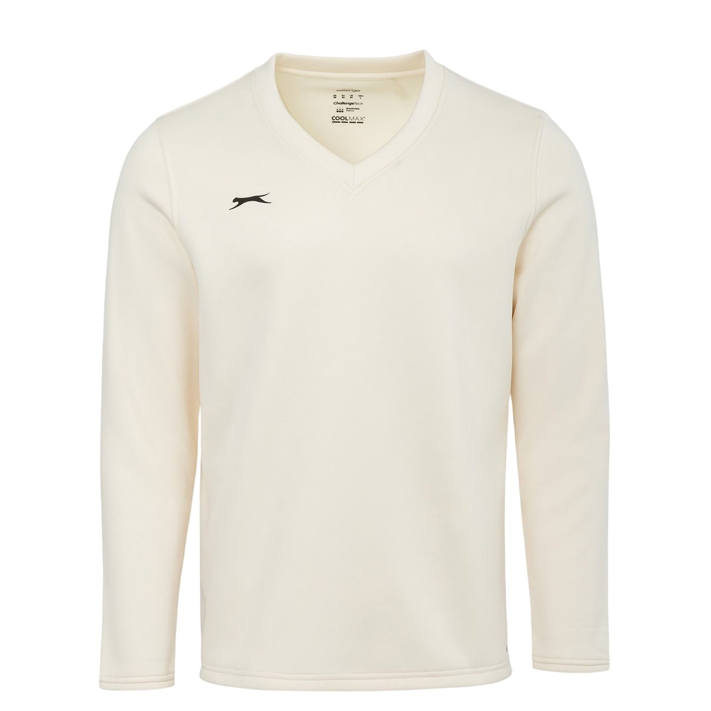 Cream - Front - Slazenger Childrens-Kids Logo Sweatshirt