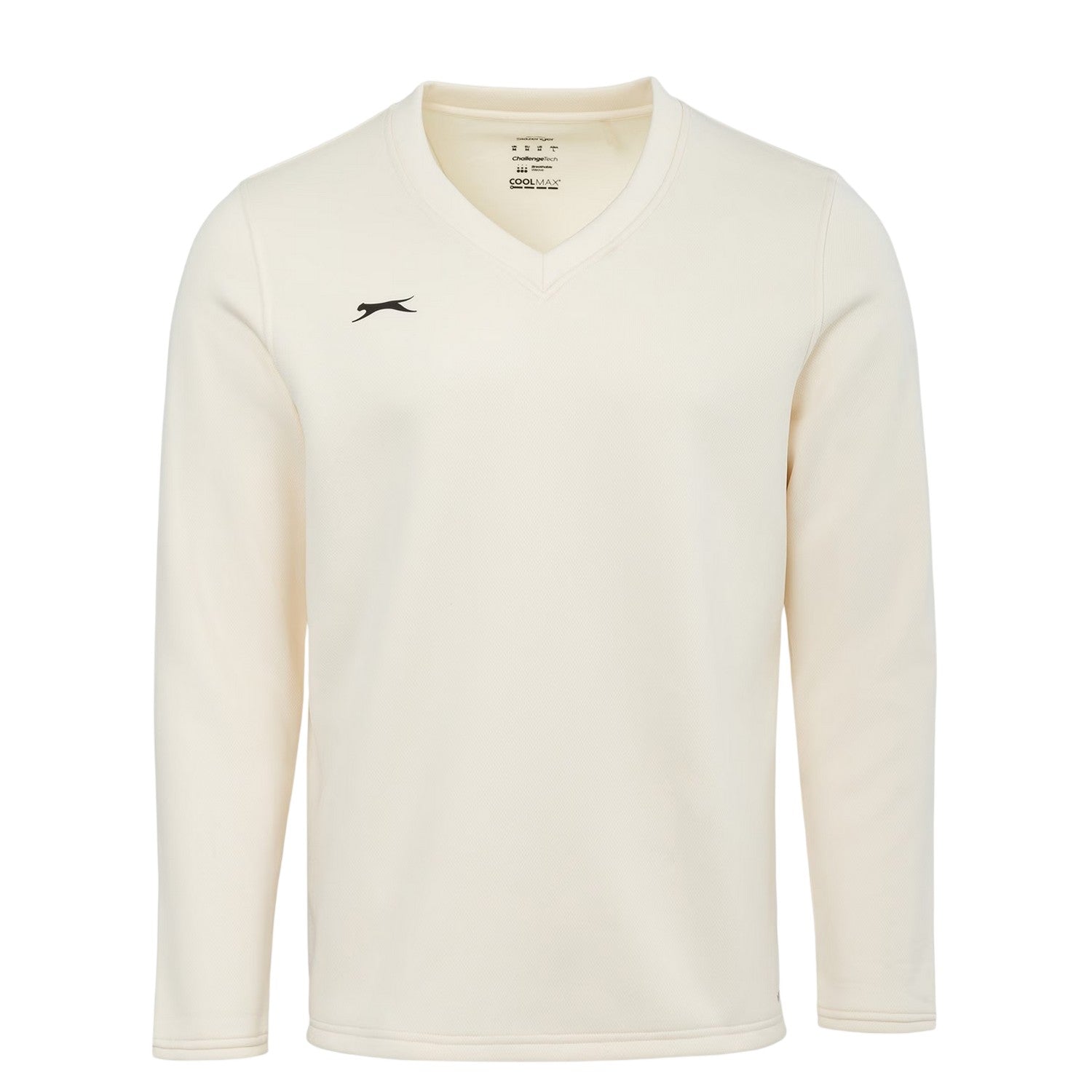 Cream - Front - Slazenger Childrens-Kids Logo Sweatshirt