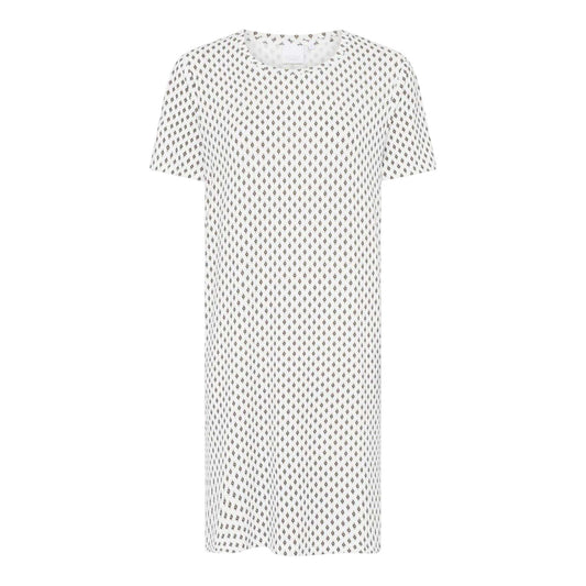 Snow White - Front - CCDK Copenhagen Womens-Ladies Nicole Short-Sleeved Slip Dress